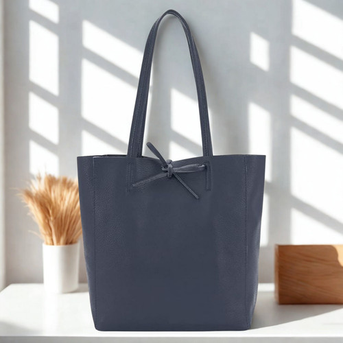 Real leather shopper - bag, women