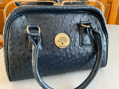 Ladies handbag colour navy 2 - ladies,
