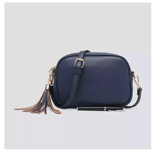 Women faux leather tassel - leather,