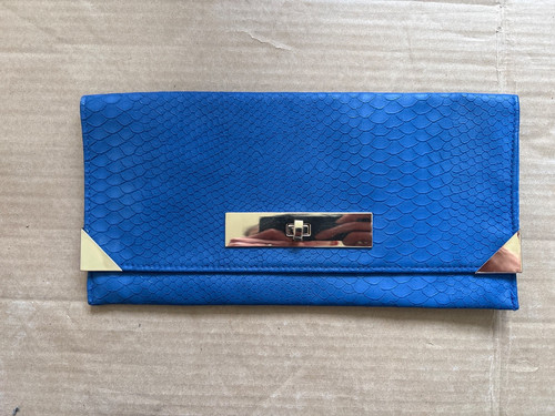 Ladies blue handbag new look - blue,